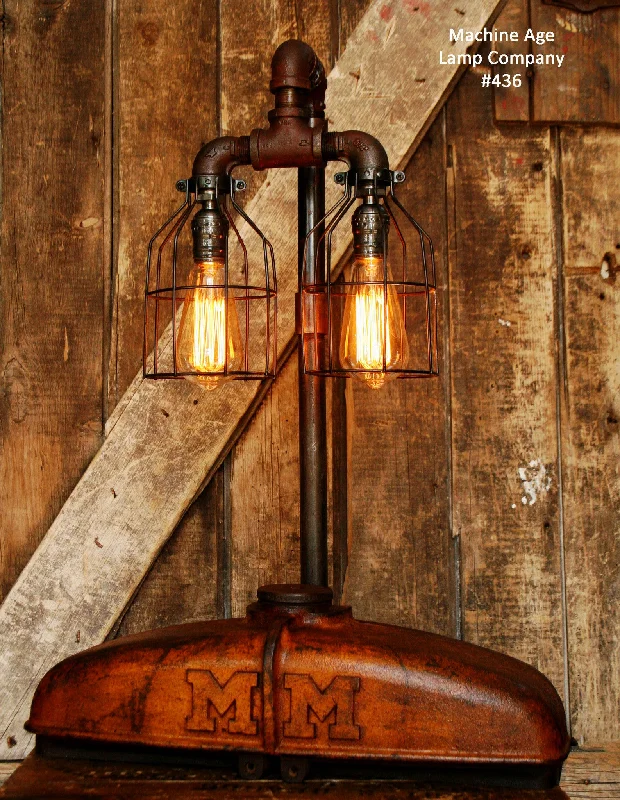 Energy - Efficient Industrial Lighting for Cost - SavingsIndustrial Lamp, Antique Minneapolis Moline Farm Tractor - #436