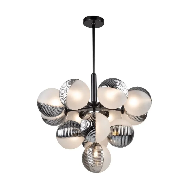 Track lighting with multiple heads for flexibilityBolla Chandelier