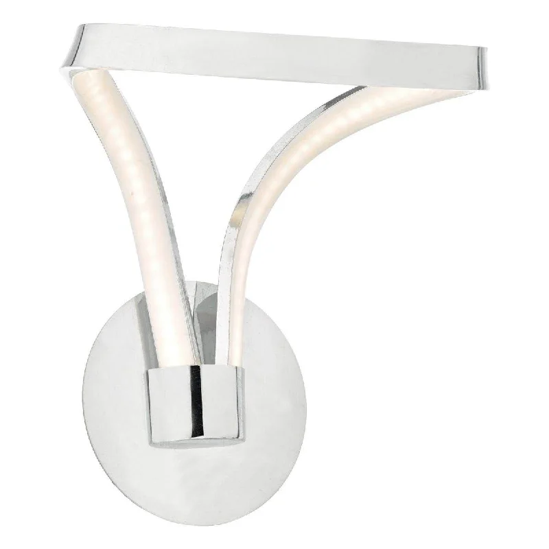 Wireless track lighting for easy installationKillian Wall Light Polished Chrome & Acrylic LED