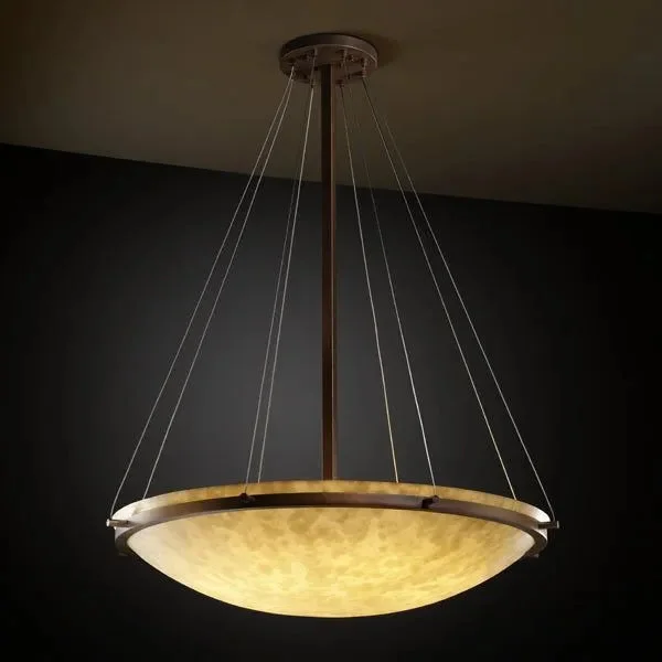 Track lighting with frosted glass shadesClouds Pendant