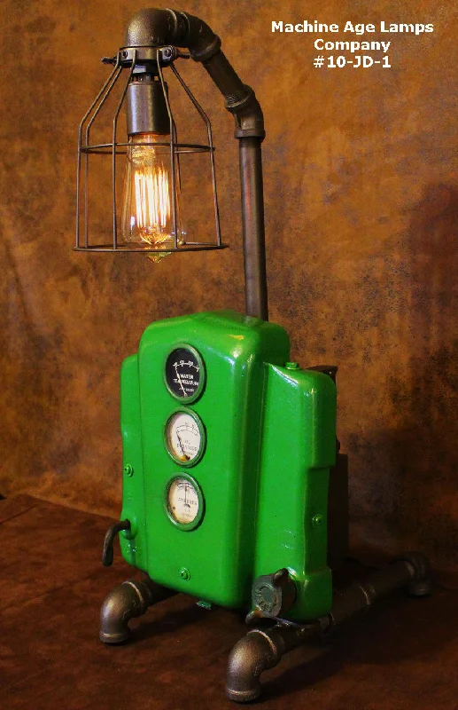 Industrial Lighting for Electronics ManufacturingSteampunk Lamp John Deere Farm #10-JD-1 - SOLD