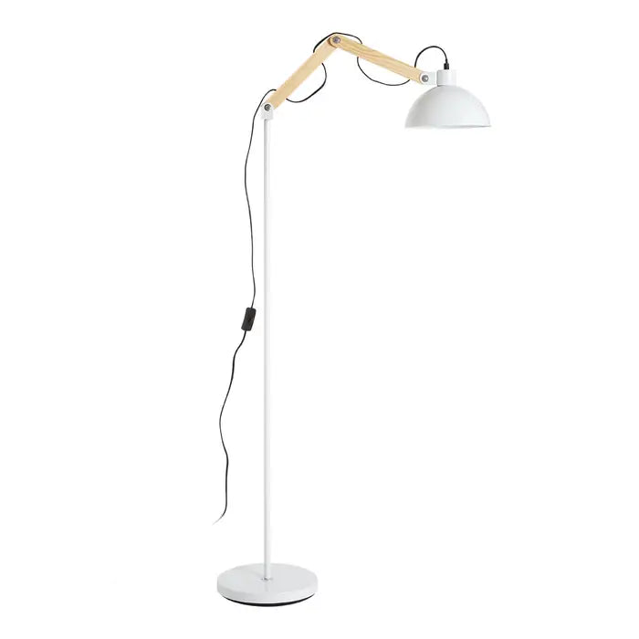 Energy - efficient track lighting fixturesBlaine Wood & Metal Floor Lamp - Various Colours Available