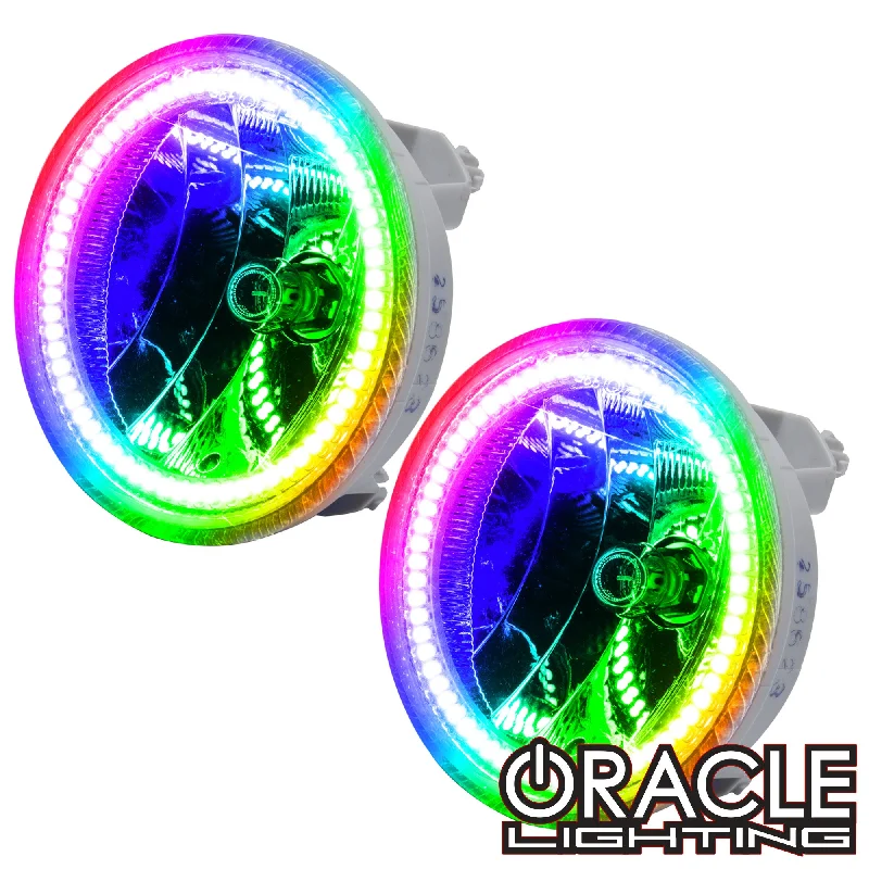 Track lighting with colored glass accents2010-2013 Chevrolet Camaro ORACLE Pre-Assembled Fog Lights - Non RS - Dynamic ColorSHIFT