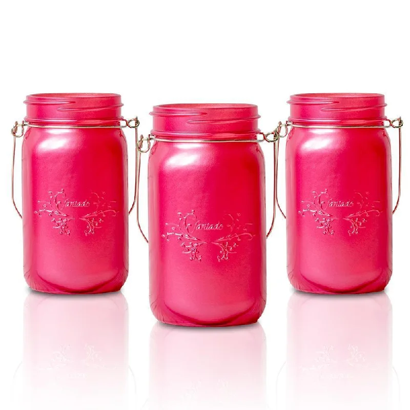 40 watt equivalent Edison light bulbsBLOWOUT (6-Pack) Fantado Wide Mouth Frosted Fuchsia / Hot Pink Mason Jar w/ Handle, 32oz