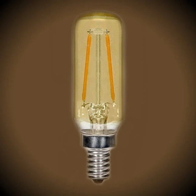 Decorative LED Edison light bulbs for weddingsLED Filament Nostalgic Bulb - 150 Lumens - T6 Tubular - Amber