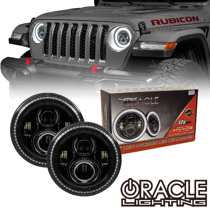 Track lighting for rental propertiesORACLE Lighting Jeep Wrangler JL/Gladiator JT Dynamic ColorSHIFT® 7" High Powered LED Headlights (Pair)