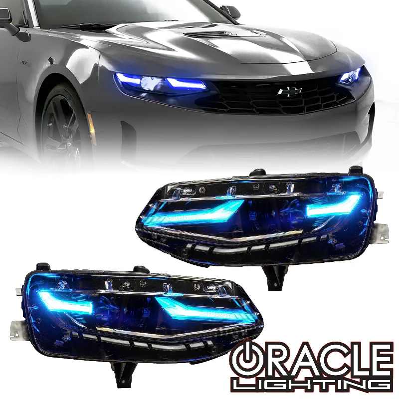 Track lighting for rental propertiesORACLE Lighting 2019-2024 Chevrolet Camaro LS/LT ColorSHIFT RGB+A Headlight DRL Upgrade Kit