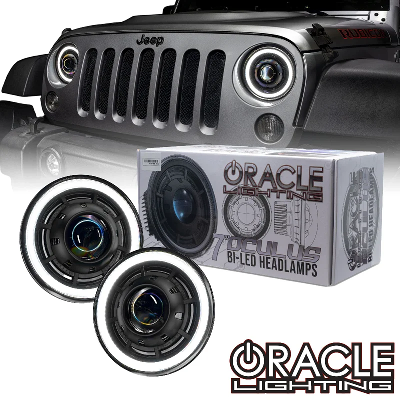 Track lighting for creating a focal pointORACLE Lighting Oculus™ 7" Bi-LED Projector Headlights for Jeep Wrangler JK