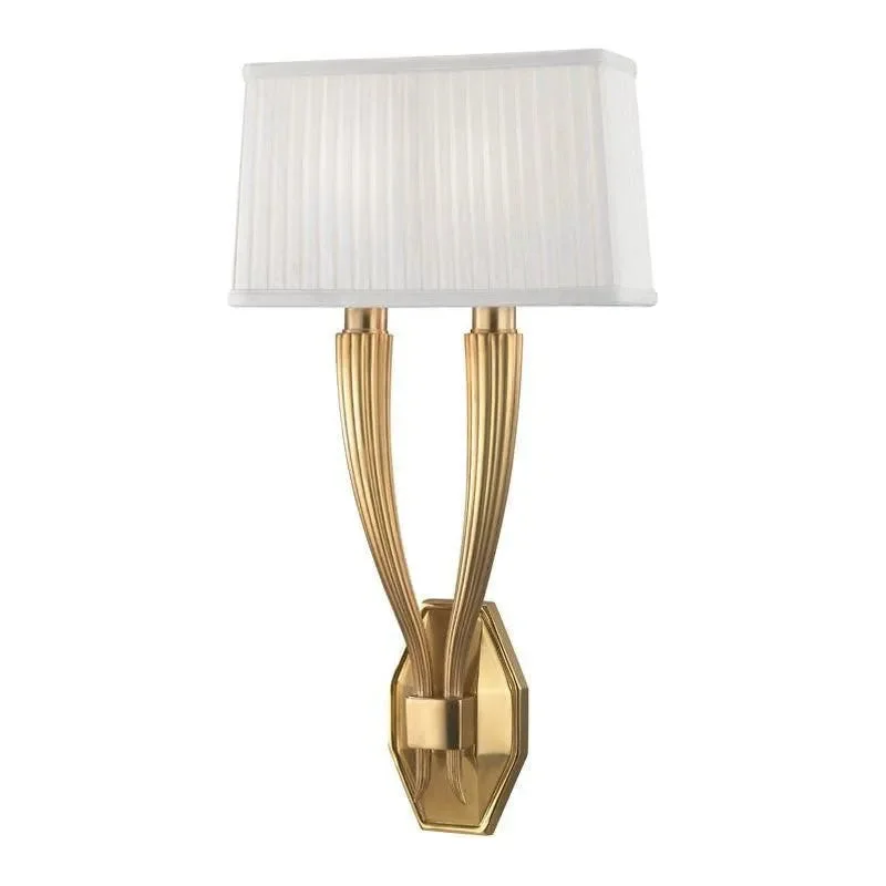 Track lighting with a brushed nickel finishErie Wall Sconce