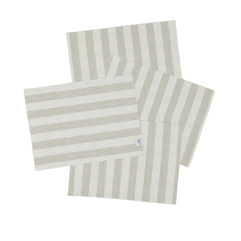 glass wall lamps with frosted glass for soft, diffused lightEssential Striped Placemat - Set of 4