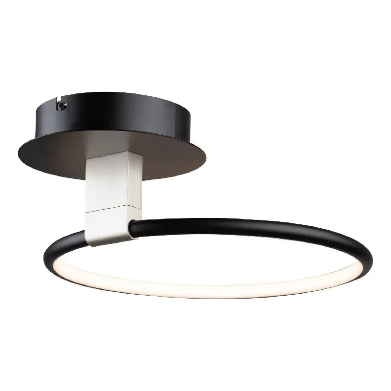 Track lighting with a decorative track designHalo LED Semi-Flush Mount - AC6630