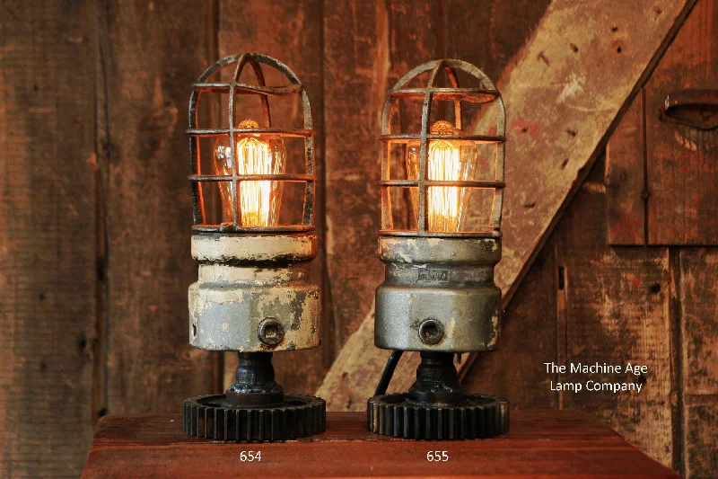 Industrial Lighting with High CRI (Color Rendering Index) for True Color PerceptionSteampunk Industrial Lamp, Lighthouse Explosion Proof Light #654 / #655 - SOLD