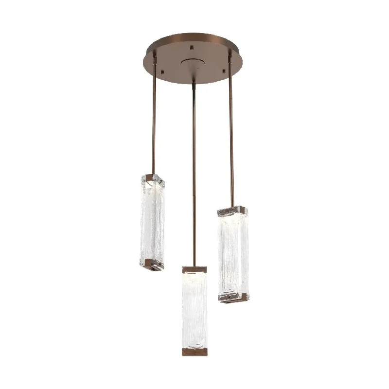 Contemporary track lighting in black finishTabulo LED Multi-Light Pendant