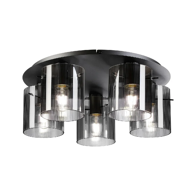 Track lighting for enhancing the architectureHailey 5Lt Flush Fitting Wide Line Glass - Various Colours