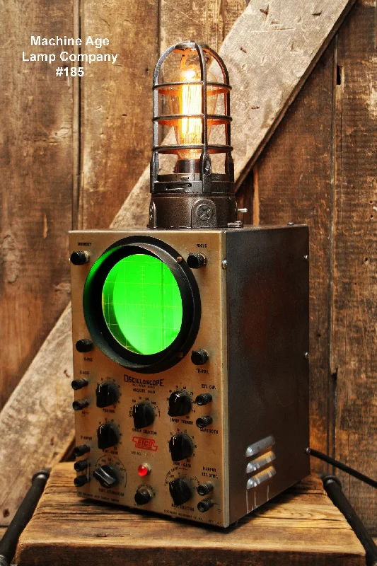 Low - Bay Industrial Lighting Fixtures for Small FactoriesSteampunk Lamp Oscilloscope Nautical Sonar - #185 sold