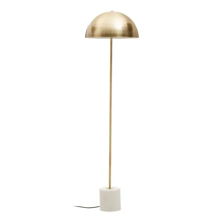 Smart track lighting with voice controlMaxwell Floor Lamp in Brushed Brass and Marble Base