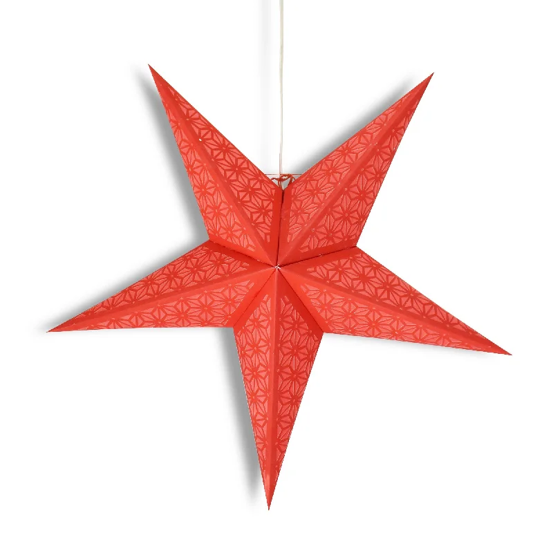 Edison light bulbs for table lamps24" Red Geodesic Paper Star Lantern, Hanging Wedding & Party Decoration