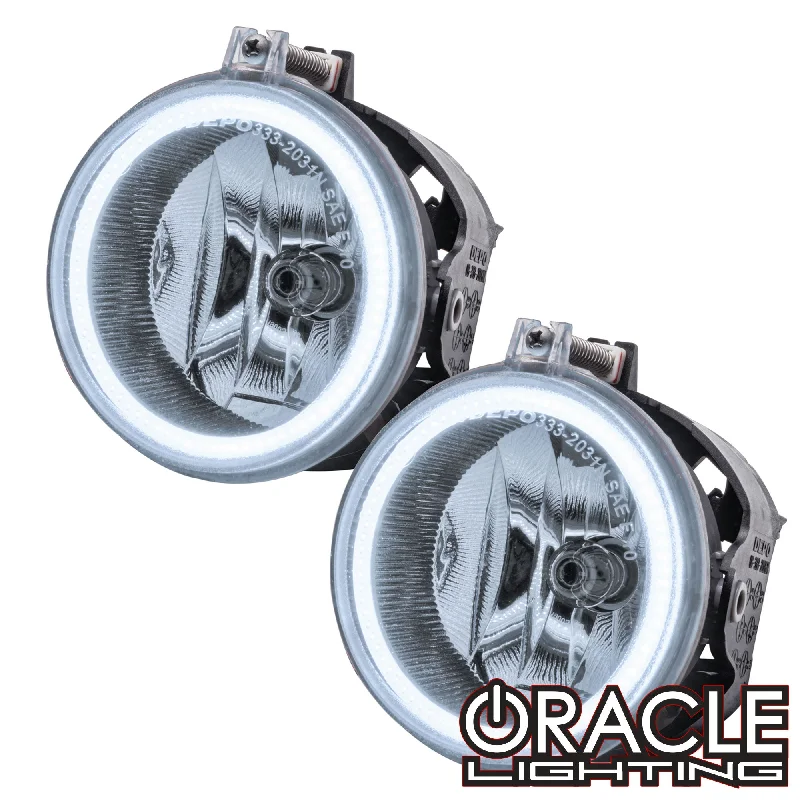 White track lighting for a clean lookORACLE Lighting 2011-2016 Jeep Patriot Pre-Assembled Halo Fog Lights