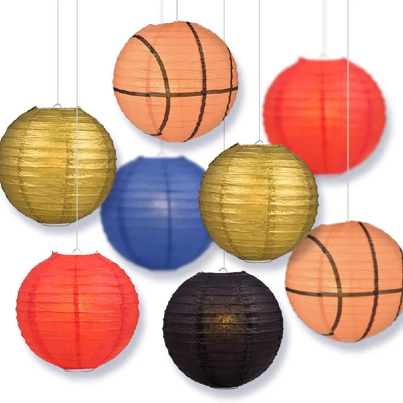 Retro Edison filament light bulbsMaryland College Basketball 14-inch Paper Lanterns 8pc Combo Party Pack - Red, Dark Blue, Black, Gold