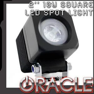 Track lighting for high - ceiling spacesORACLE Off-Road 2" 10W LINKable Square CREE LED Spot Light - CLEARANCE