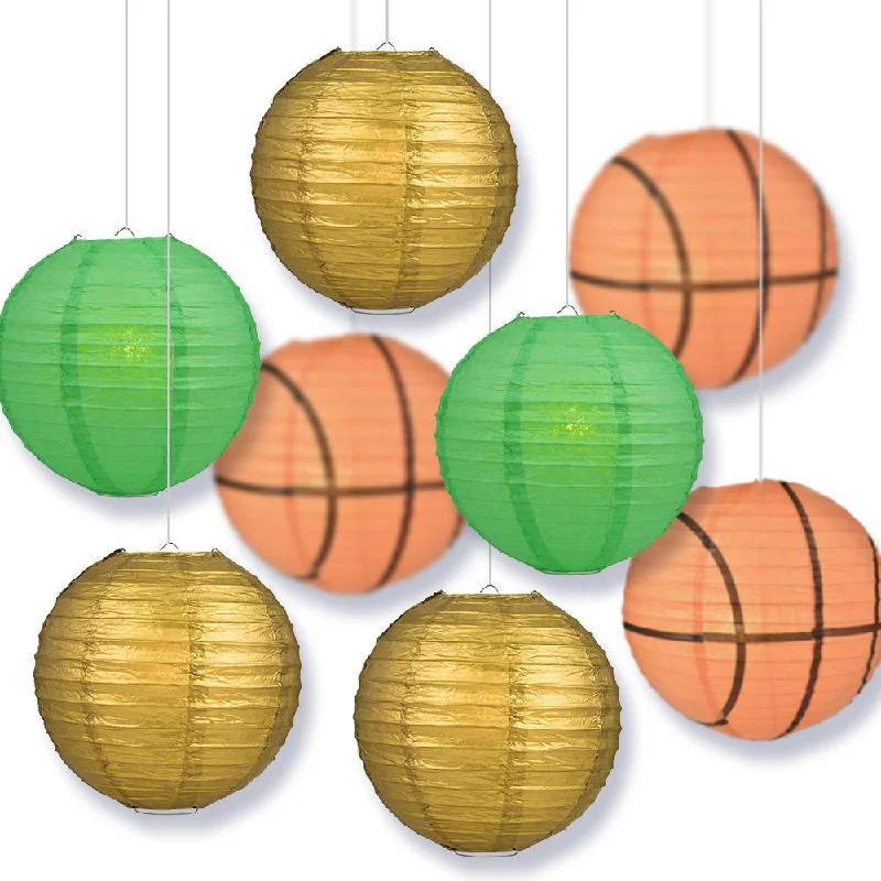 Antique Edison light bulbs with carbon filamentsTexas College Basketball 14-inch Paper Lanterns 8pc Combo Party Pack - Dark Green, Gold