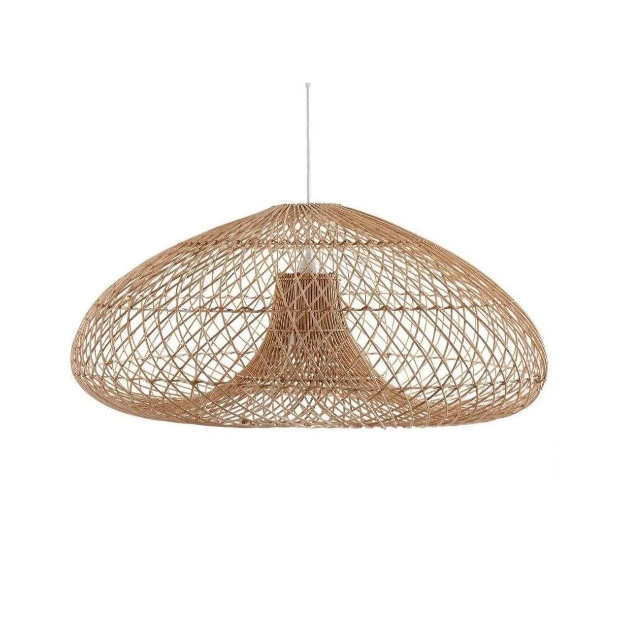 Large Chandeliers for Grand Halls and FoyersAria Natural Rattan Chandelier Pendant Light