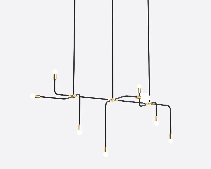 Chandeliers with Metal Frames in Gold FinishBeaubien 05