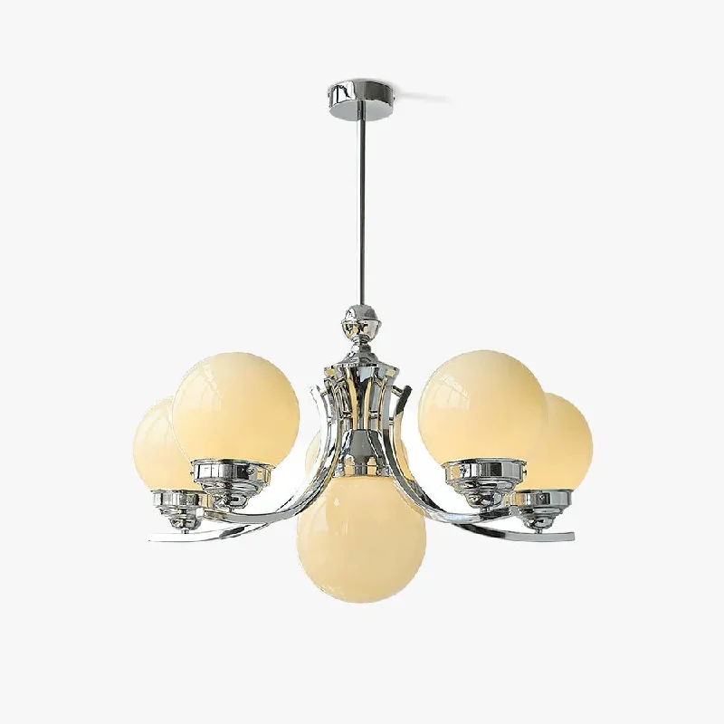 Chandeliers with Pendant Lights for a Stylish LookDewdrop Globe Chandelier