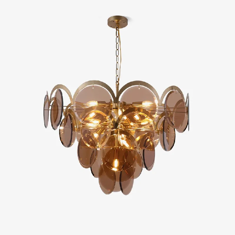 Chandeliers with Frosted Glass for a Softer Light DiffusionMurano  Chandelier