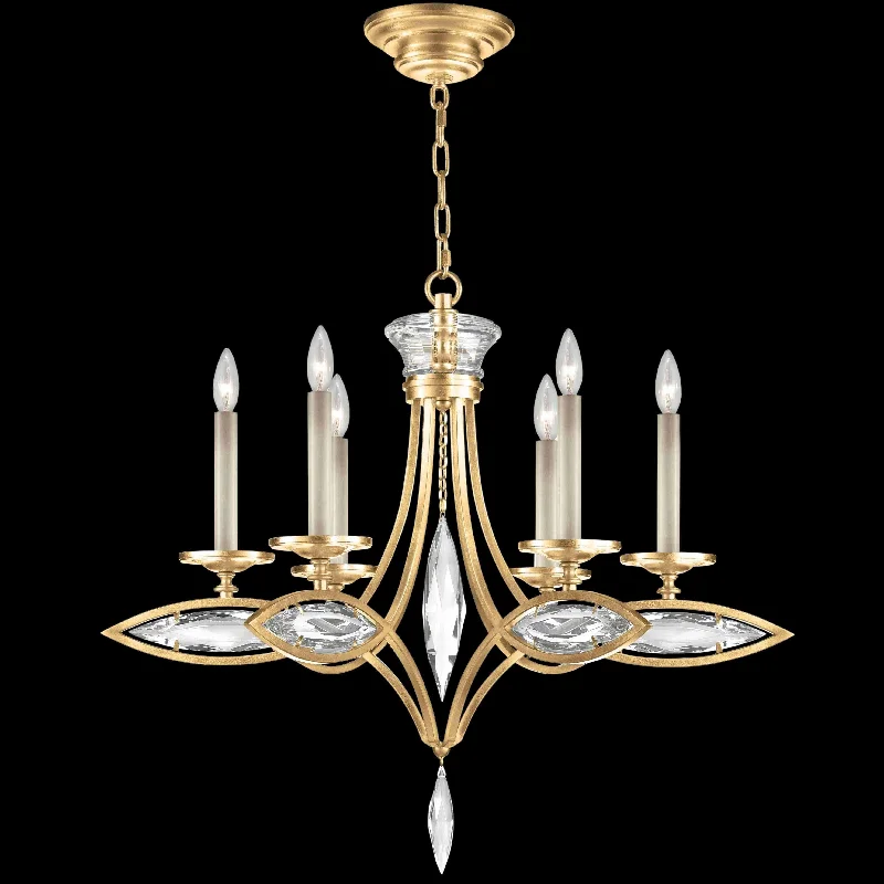 Chandeliers with Metal Frames in Bronze FinishMarquise Chandelier