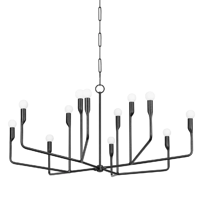 Chandeliers for Low Ceilings to Avoid OvercrowdingNorman Chandelier - Iron