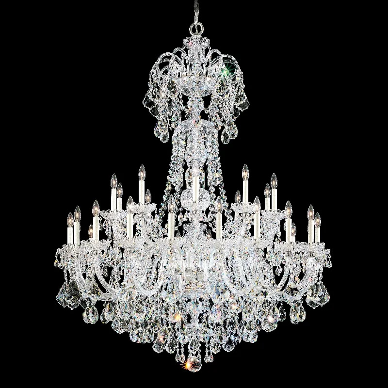 Chandeliers with Clear Crystal for a Sparkling EffectOlde World Chandelier