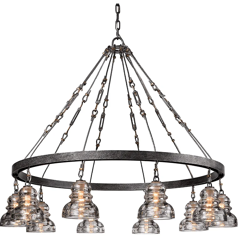 Chandeliers with Pendant Lights for a Stylish LookMenlo Park Chandelier