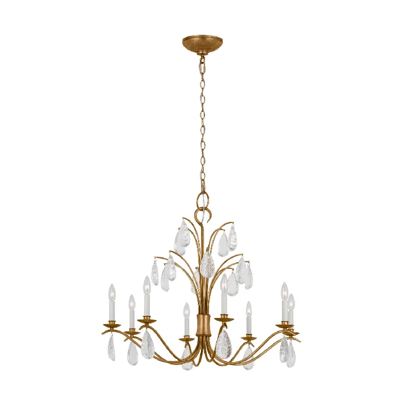 Chandeliers with Metal Frames in Gold FinishShannon Chandelier