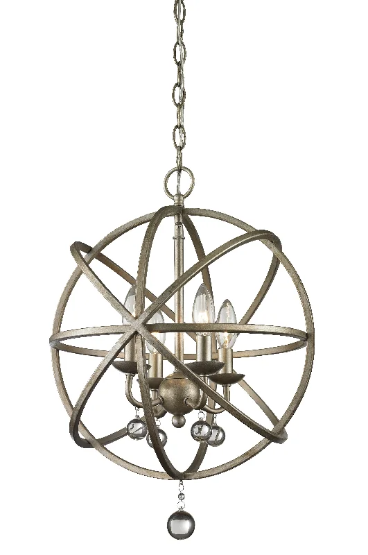 Industrial Iron Chandeliers for Loft - Inspired SpacesAcadia Four Light Chandelier