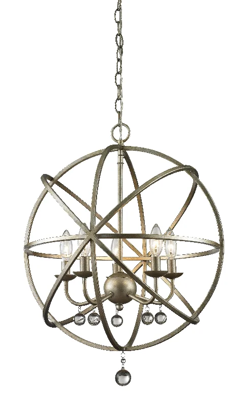 Victorian - Inspired Chandeliers with Ornate DetailsAcadia Five Light Pendant