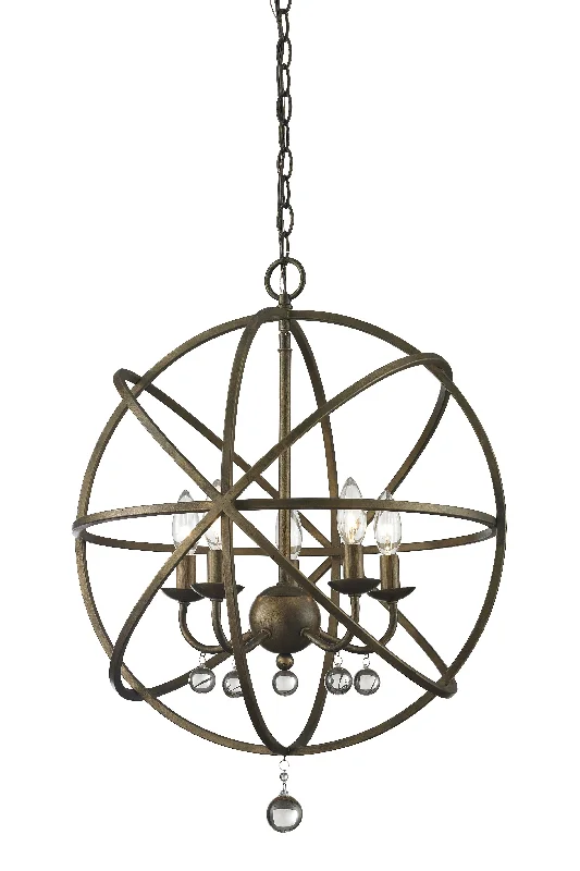 Chandeliers with Venetian Glass for a Luxurious LookAcadia Five Light Chandelier