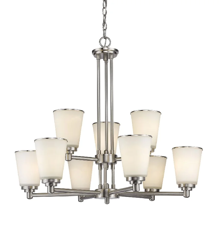 Mid - Century Modern Chandeliers for Vintage AppealJarra Nine Light Chandelier