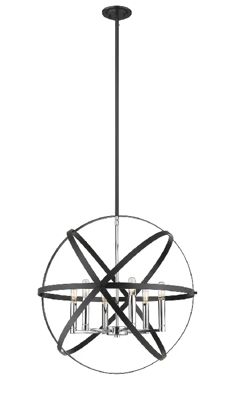 Minimalist Chandeliers for Sleek and Simple InteriorsCavallo Six Light Chandelier