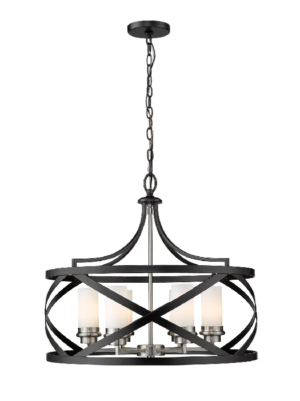 Oversized Chandeliers as a Statement Piece in Living RoomsMalcalester Six Light Chandelier