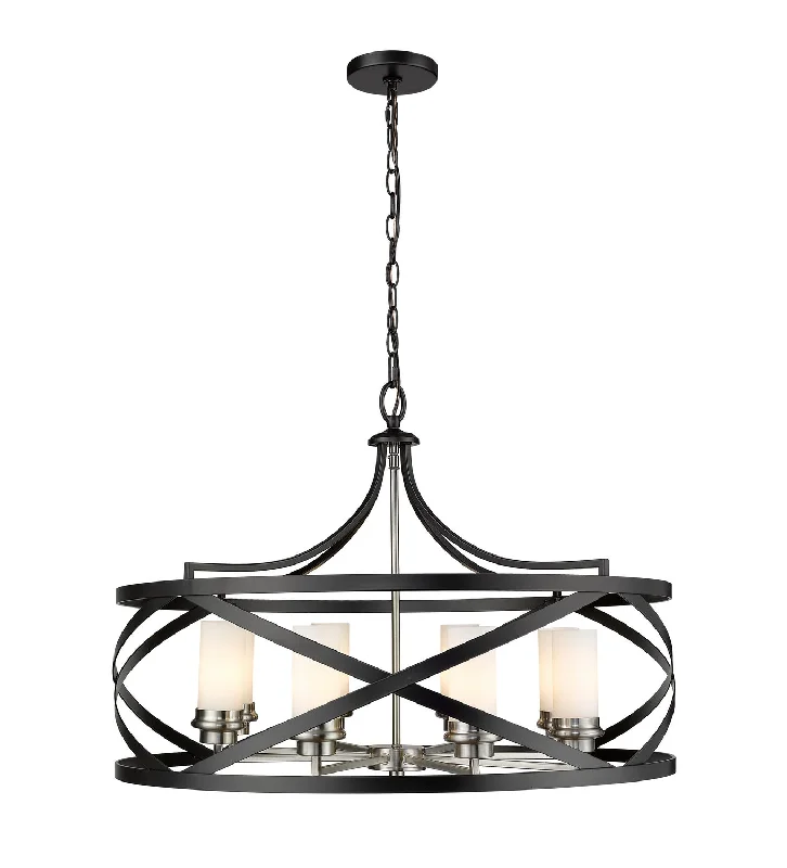 Chandeliers for High Ceilings to Fill Vertical SpaceMalcalester Eight Light Chandelier