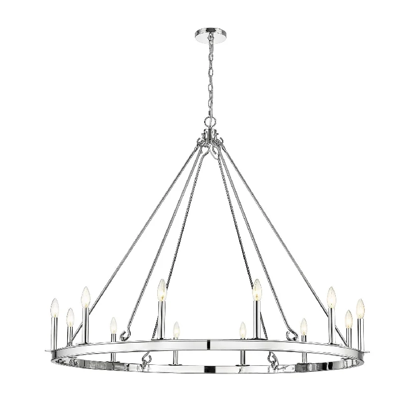 Victorian - Inspired Chandeliers with Ornate DetailsBarclay 12 Light Chandelier