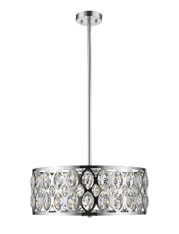 Chandeliers with Clear Crystal for a Sparkling EffectDealey Six Light Chandelier