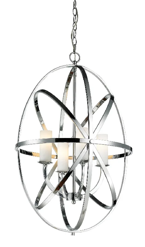 Chandeliers with Adjustable Height for Custom InstallationAranya Four Light Chandelier