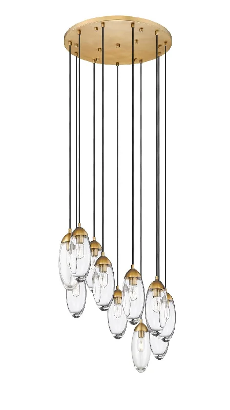 Chandeliers with Metal Frames in Silver FinishArden 11 Light Chandelier