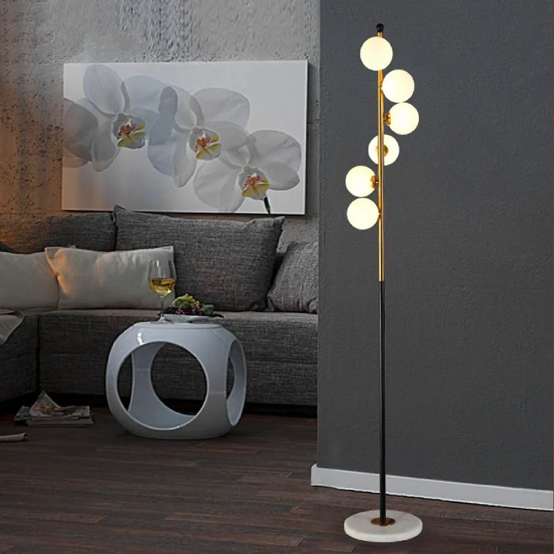 Fabric Floor Lamp with a Linen Shade for a Relaxed AestheticANKUR SONJA MODERN NORDIC FLOOR LAMP