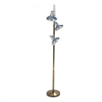 Marble Base Floor Lamp for a Touch of LuxuryBrass Aluminum Three Shade Floor Lamp