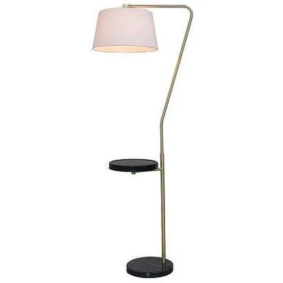 Bohemian Inspired Floor Lamp for Eclectic Home DecorMelissa Tray USB Floor Lamp