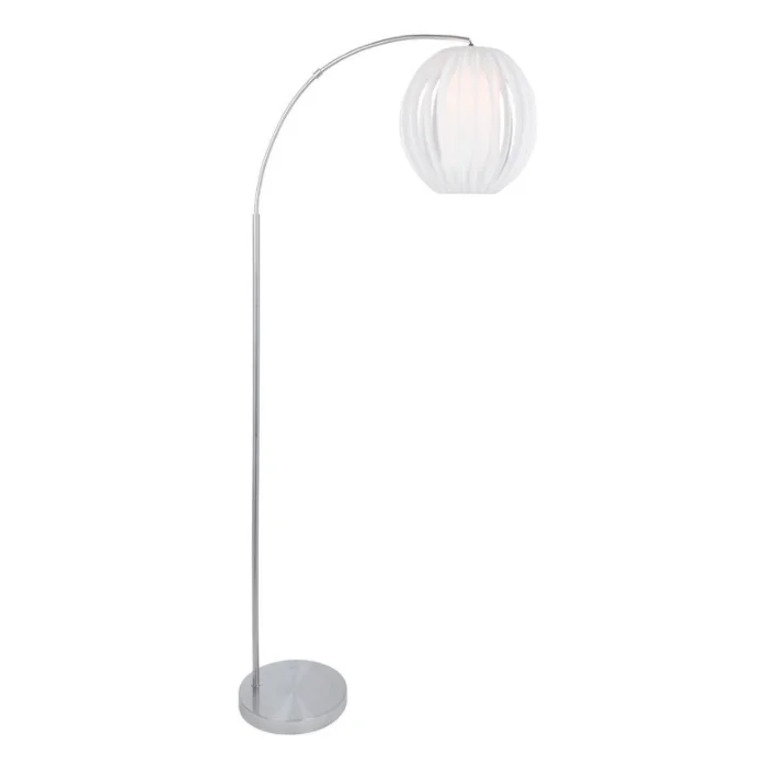 Fabric Floor Lamp with a Linen Shade for a Relaxed AestheticDeion 1-Light Arc Lamp