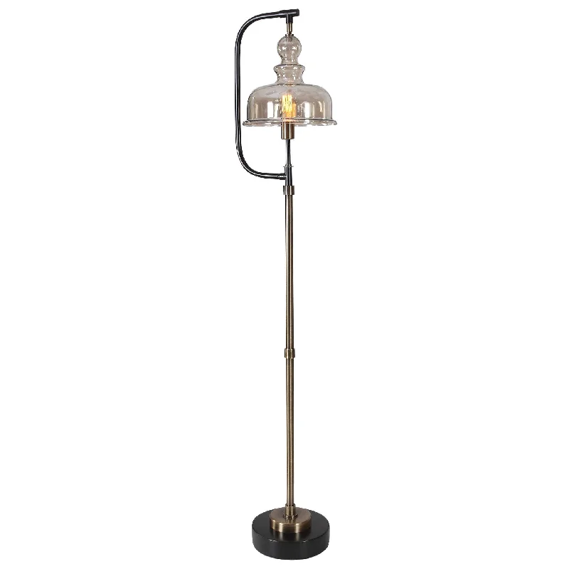 Glass Floor Lamp with Frosted Shades for Soft Diffused LightElieser Floor Lamp